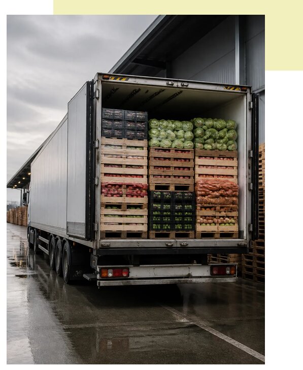 Перевозка плодоовощной продукции в Костомукшу по цене от 5101 р. | Агросервис-Ктм
